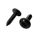 Linsen-Blechschrauben DIN 968 torx schwarz verzinkt 4,8x19 - 200 stück