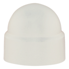 Abdeckkappen für Muttern M12  RAL 9010 Weiß - 50 Stück