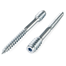 Distanzschrauben 6x300 TX verzinkt 25 stück