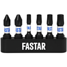 Fastar Impact-Bit-Set 25 mm Universal, 6-teilig