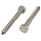 Sechskant Holzschrauben edelstahl A2 DIN 571 10x60 - 100 Stück