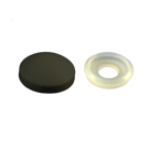 Abdeckkappen mit Scheibe 10mm Anthrazit - 100 Stück Abdeckkappen mit Scheibe 10mm Anthrazit - 100 Stück