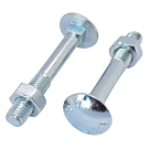 Schlossschrauben verzinkt DIN 603/555 16x180 25 stück Schlossschrauben verzinkt DIN 603/555 16x180 25 stück