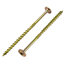 Tellerkopfschrauben gelb verzinkt 8x200 torx - 50 Stück