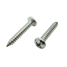 Blechschrauben ISO 14585 Rundkopf Edelstahl RAL 9005 4,8x38 - 200 Stück