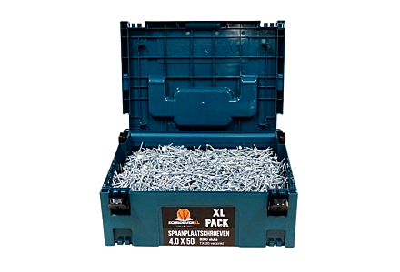 Spanplattenschrauben XL-Pack 4x50 Torx verzinkt - 5000 Stück