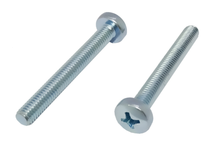 Metallschrauben mit Kreuzschlitz DIN 7985 M3x4 - 200 Stück