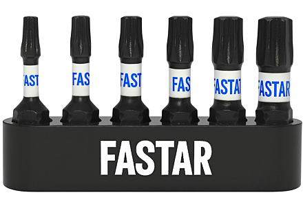 Fastar Impact-Bit-Set Torx 25 mm – 6-Teilig