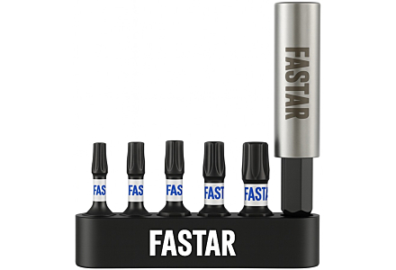 Fastar Impact-Bit-Set Torx 25 mm + Bithalter