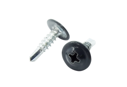 Bohrschrauben tellerkopf verzinkt 4,2x16 RAL 7016 - 100 Stück