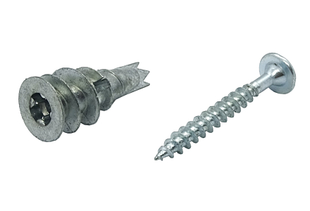 Gipskartondübel mit Schrauben 4,5x35 - 100 Stück