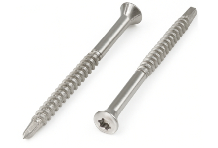 Glasleistenschrauben mit bohrspitze 3,2x40 TX edelstahl - 200 Stück