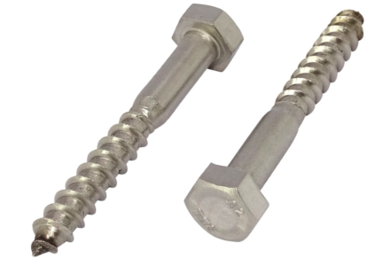 Sechskant Holzschrauben edelstahl A2 DIN 571 8x80 - 100 Stück
