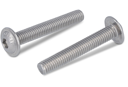 Metallschrauben mit Flanschkopf ISO 7380-2 verzinkt M6x25 - 200 Stück