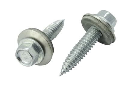 Dünnblechschrauben - Bohrschrauben bi-metaal A2 mit EPDM scheibe 6x25 - 100 Stück