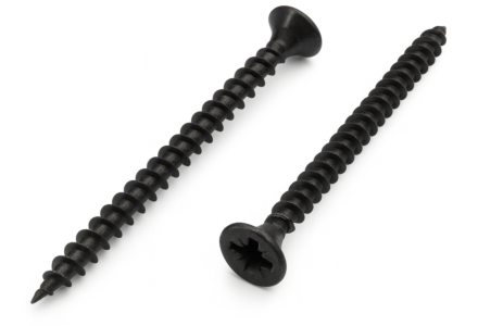 Spanplattenschrauben schwarz verzinkt 3,5x16 - 200 Stück