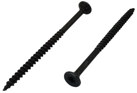 Spanplattenschrauben schwarz verzinkt TX 5x100 - 200 Stück