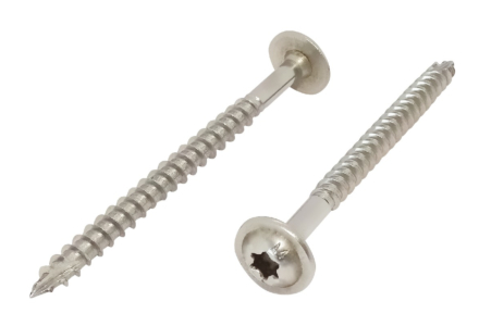 Tellerkopfschrauben edelstahl A4 8x100 torx - 100 Stück