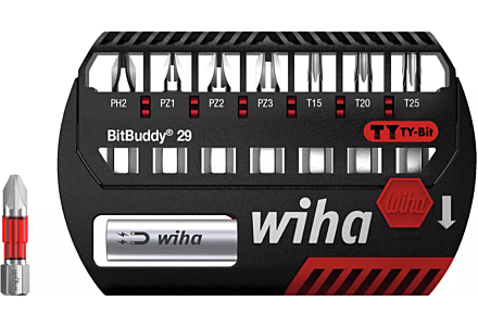 Wiha BitBuddy Powerbitset 29mm 8-Teilig