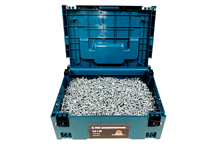 Spanplattenschrauben XL-Pack 4x40 Torx verzinkt - 7000 Stück