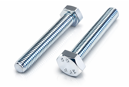 Zeskanttapbouten M6x35 galv. verzinkt DIN 933 8.8 200 stuks