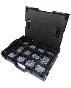 Spanplattenschrauben Sortiment Torx verzinkt in L-Boxx - 1200-Teilig