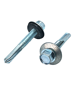 Bohrschrauben feingewinde mit scheibe 5,5x38 DIN 7504K bohrspitze 5 - 200 stück