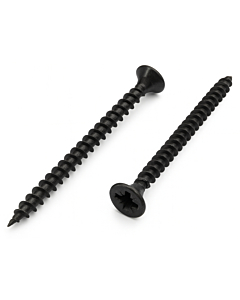 Spanplattenschrauben schwarz verzinkt 4x16 200 stück