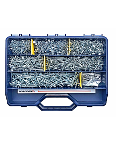 Spanplattenschrauben Torx verzinkt Sortiment in koffer 1204 teilig