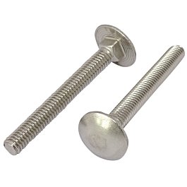 DIN 603 Schlossschrauben Edelstahl A2 - M8 X 110mm 10 Stück