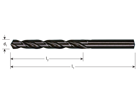 HSS-R metaalboor 9mm 1 stuk