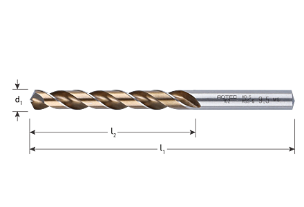 HSS-G Goldline metaalboor 3,5mm 1 stuk