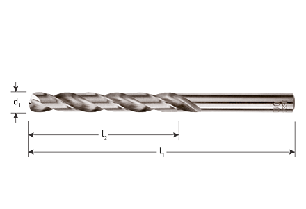 HSS-G metaalboor 10mm 1 stuk