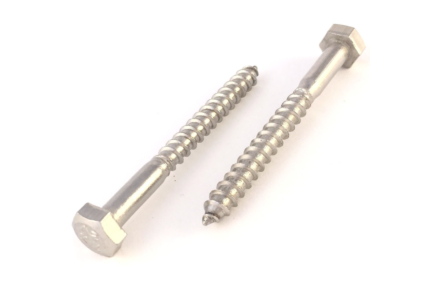 Sechskant Holzschrauben edelstahl A4 DIN 571 8x60 - 100 Stück