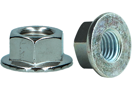 Sechskant Flanschmutter DIN 6923 M12 - 100 Stück