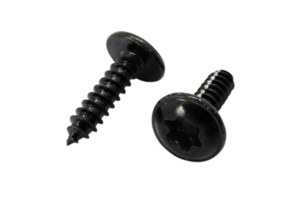 Linsen-Blechschrauben DIN 968 torx schwarz verzinkt 4,8x19 - 200 stück