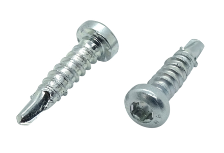 Randschroeven zelfborend 4,8x20 torx bi-metaal 1000 stuks RAL 7034