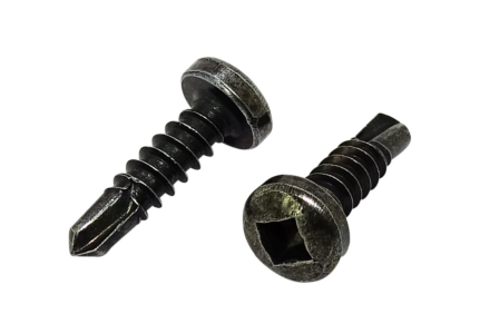 Bohrschrauben Zylinderkopf Innenvierkant schwarz verzinkt 4,2x16 200 stück
