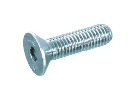 Metallschrauben verzinkt ISO 10642 5x8 - 100 Stück