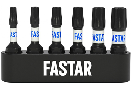 Fastar Impact-Bit-Set Torx 25 mm – 6-teilig