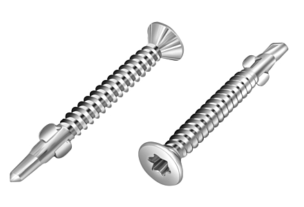 Edelstahlschraube 6,3×64 inkl. Unterlegscheibe 25 mm 