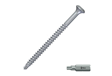 Dach Isolierungsschrauben mit bohrspitze 4,8x120 Torx Magni-Beschichtung 500 stück