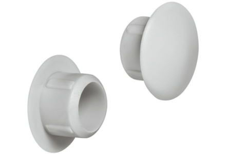 Afdekkap voor blind boorgat Ø 10mm RAL 7035 lichtgrijs - 500 stuks