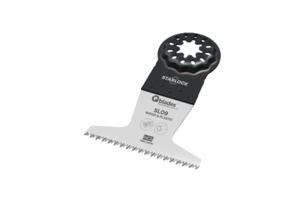 Qblades SL09 65x40mm Multitool-Sägeblatt Holz Precision (Starlock)
