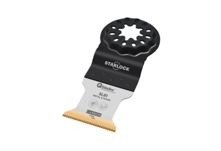 Qblades SL81 35x45 mm Multitool-Carbide-Pro-Sägeblatt Holz und Metall (Starlock)