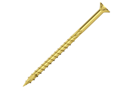 Spaanplaatschroeven geel verzinkt torx 6x90 - 100 stuks