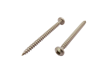 Spanplattenschrauben Rundkopf PZ edelstahl A2 4x16 500 stuck