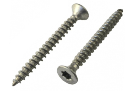 Spanplattenschrauben edelstahl A2 TX 5x90 vollgewinde - 100 Stück