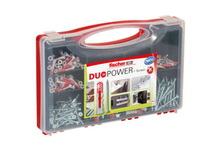 Fischer Red-Box DuoPower Dübel mit Schrauben 280 teilig