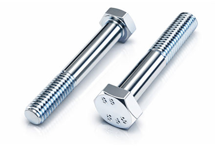 Zeskantbouten 8x40 galv. verzinkt DIN 931 8.8 200 stuks